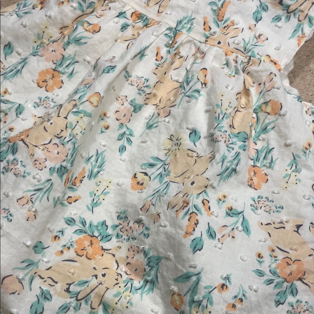 Haute Hippie Infant Cream and Orange Floral Set - Picture 8 of 8
